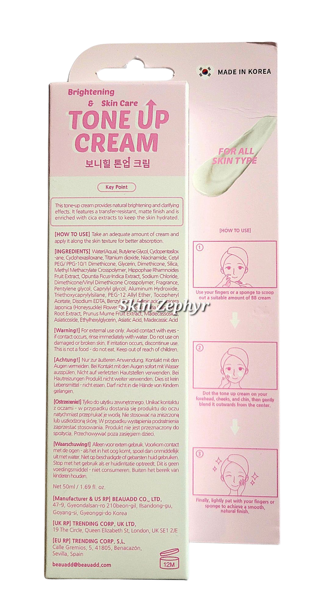 Bonnyhill Tone Up Cream