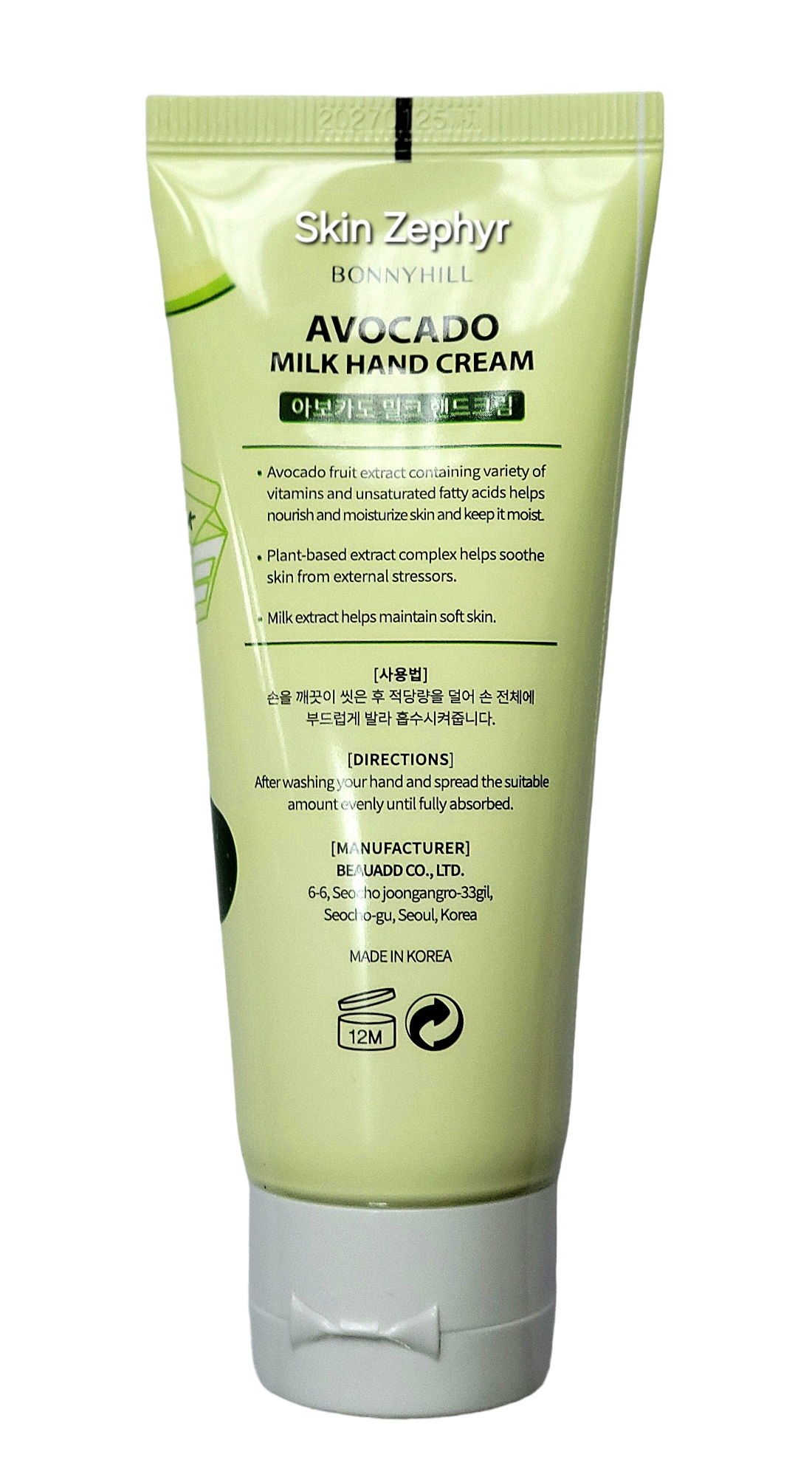 Bonnyhill Avocado Milk Hand Cream