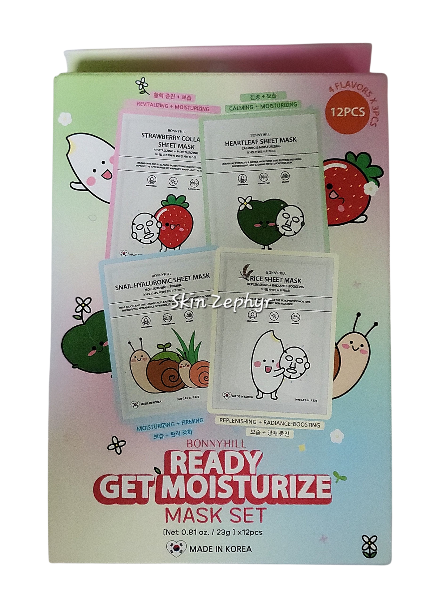 Bonnyhill Ready Get Moisturize Mask Set