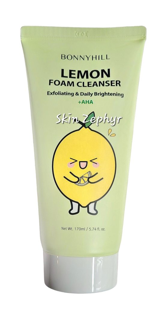 Bonnyhill Lemon Foam Cleanser: Exfoliating and Daily Brightening