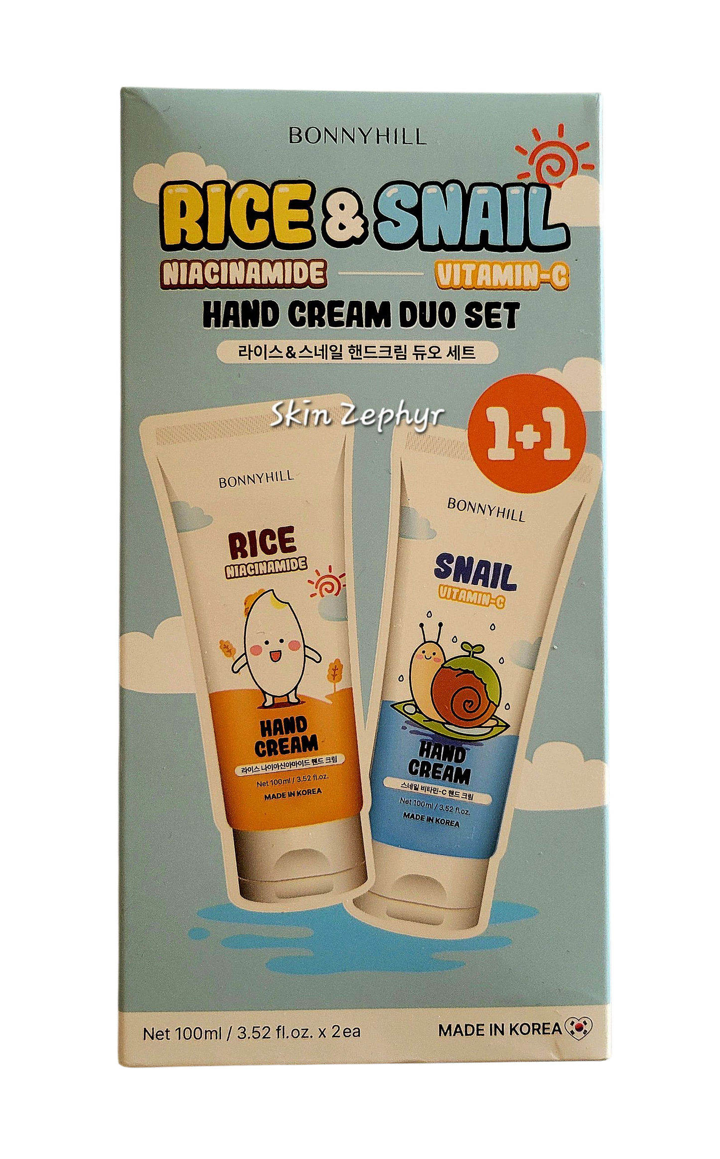 Bonnyhill Rice and Snail Hand Cream Duo Set