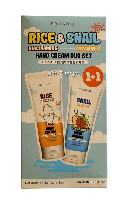 Bonnyhill Rice and Snail Hand Cream Duo Set