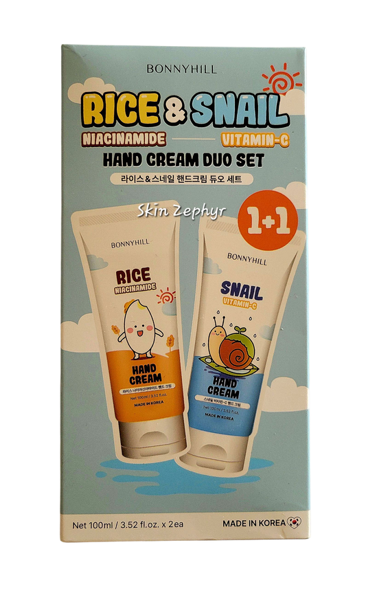 Bonnyhill Rice and Snail Hand Cream Duo Set