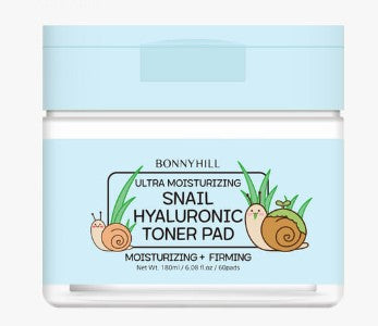 Bonnyhill Snail Hyaluronic Toner Pads