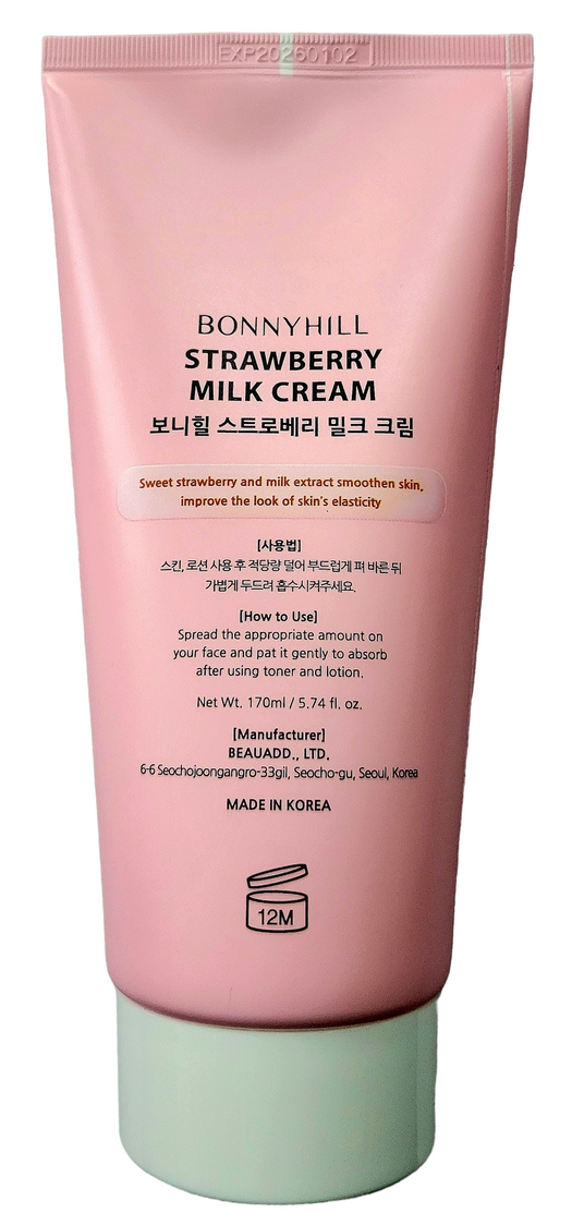 Bonnyhill Firming and Smoothing Strawberry Milk Cream Skin Zephyr
