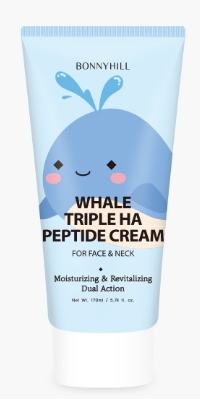 Bonnyhill Whale Triple Hyaluronic Acid Peptide Cream for Face and Neck
