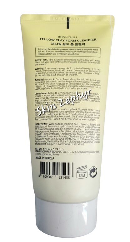 Bonnyhill Yellow Clay Foam Cleanser