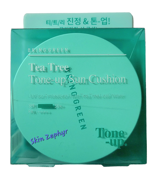 Bring Green Tea Tree Tone-up Sun Cushion SPF 50