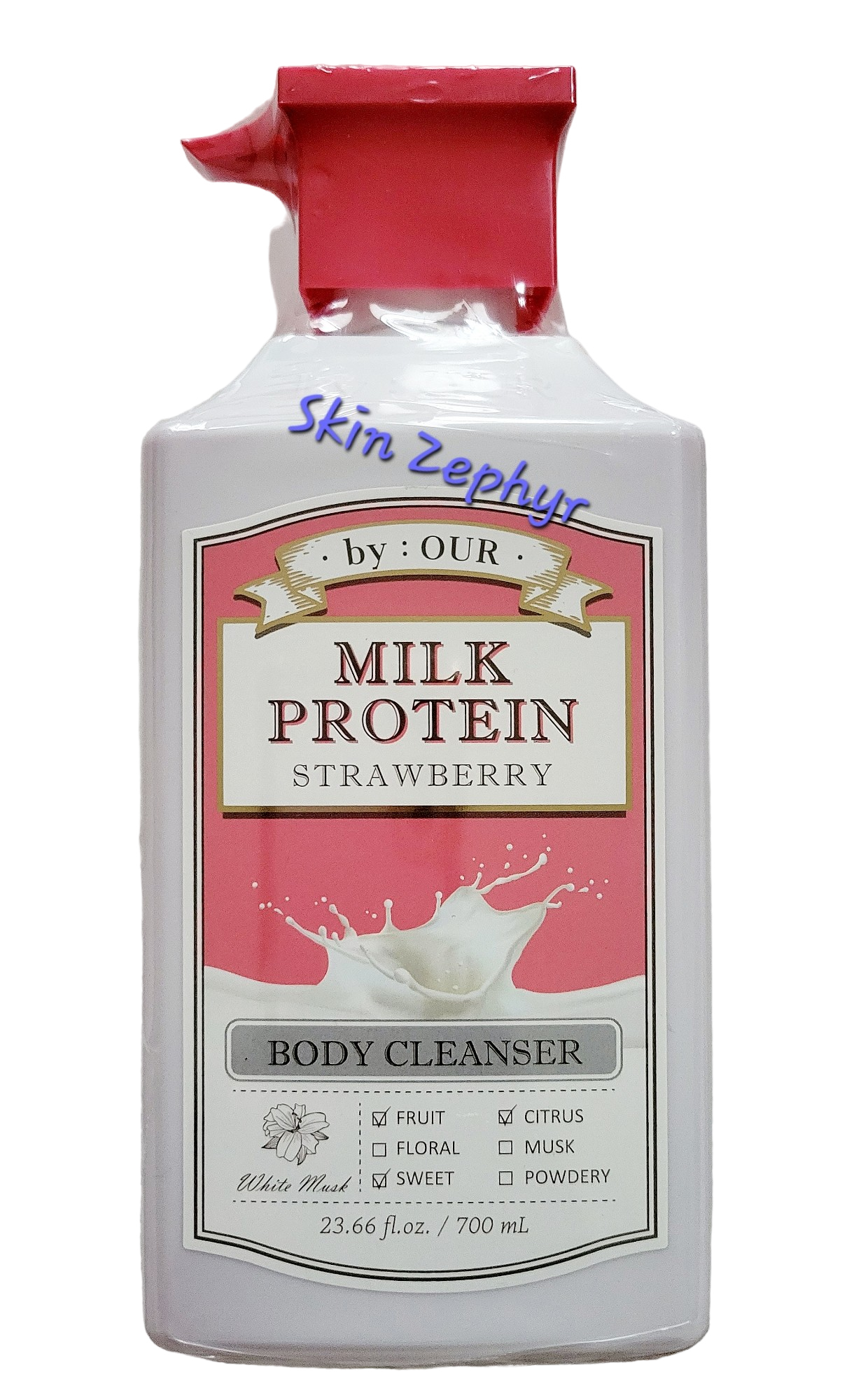 By:Our Milk Protein Strawberry Body Cleanser