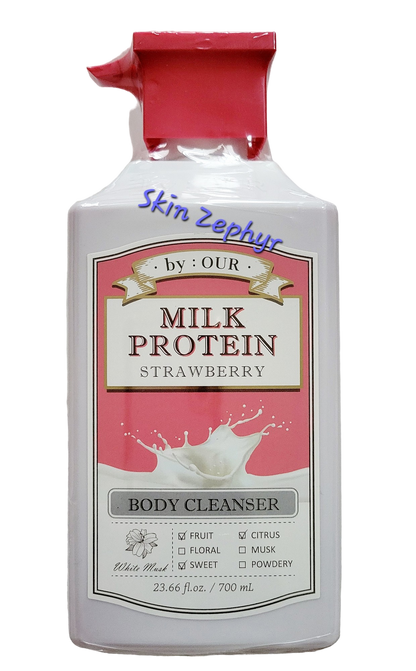 By:Our Milk Protein Strawberry Body Cleanser