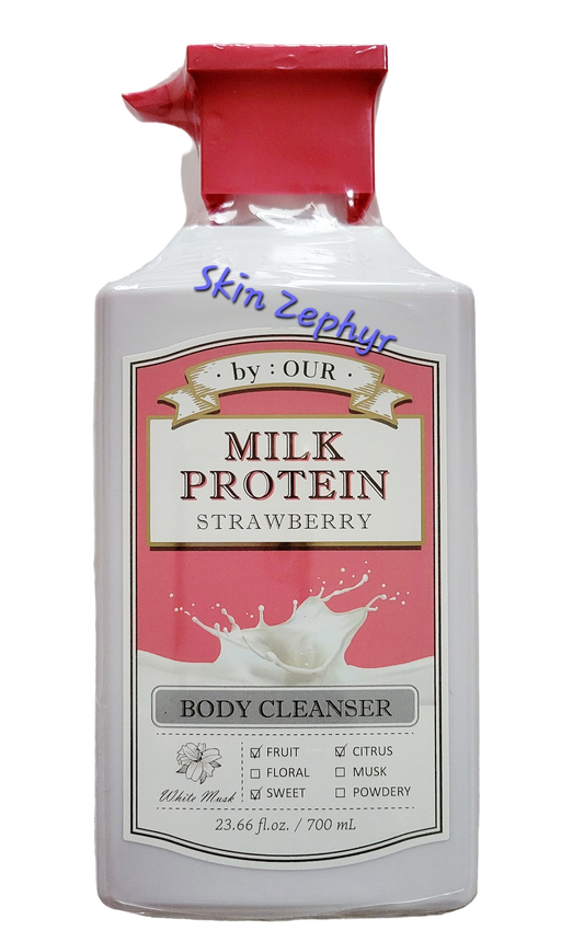 By:Our Milk Protein Strawberry Body Cleanser