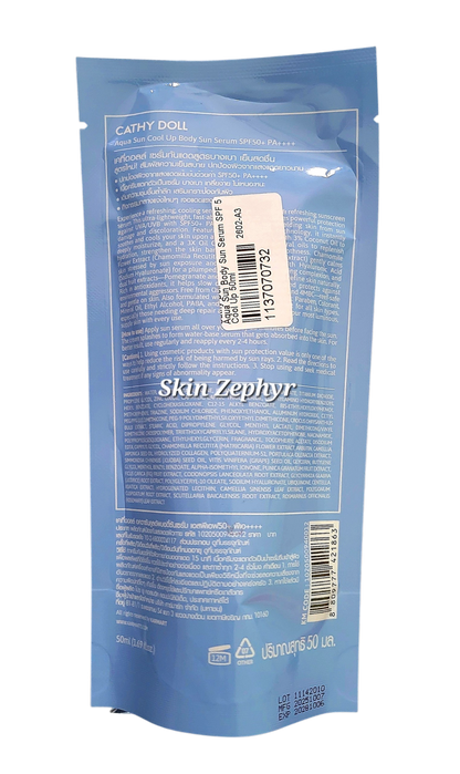 Cathy Doll Aqua Sun Body Sun Serum SPF 50+ PA++++
