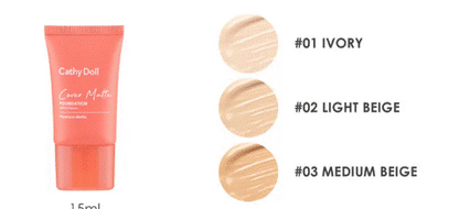 Cathy Doll Cover Matte Foundation SPF 15 PA+++