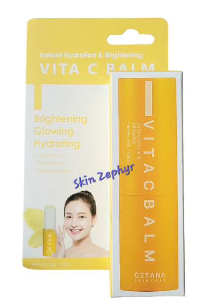 Cetana Vitamin C Brightening Moisturizer Balm Stick For Face, Neck And Lips