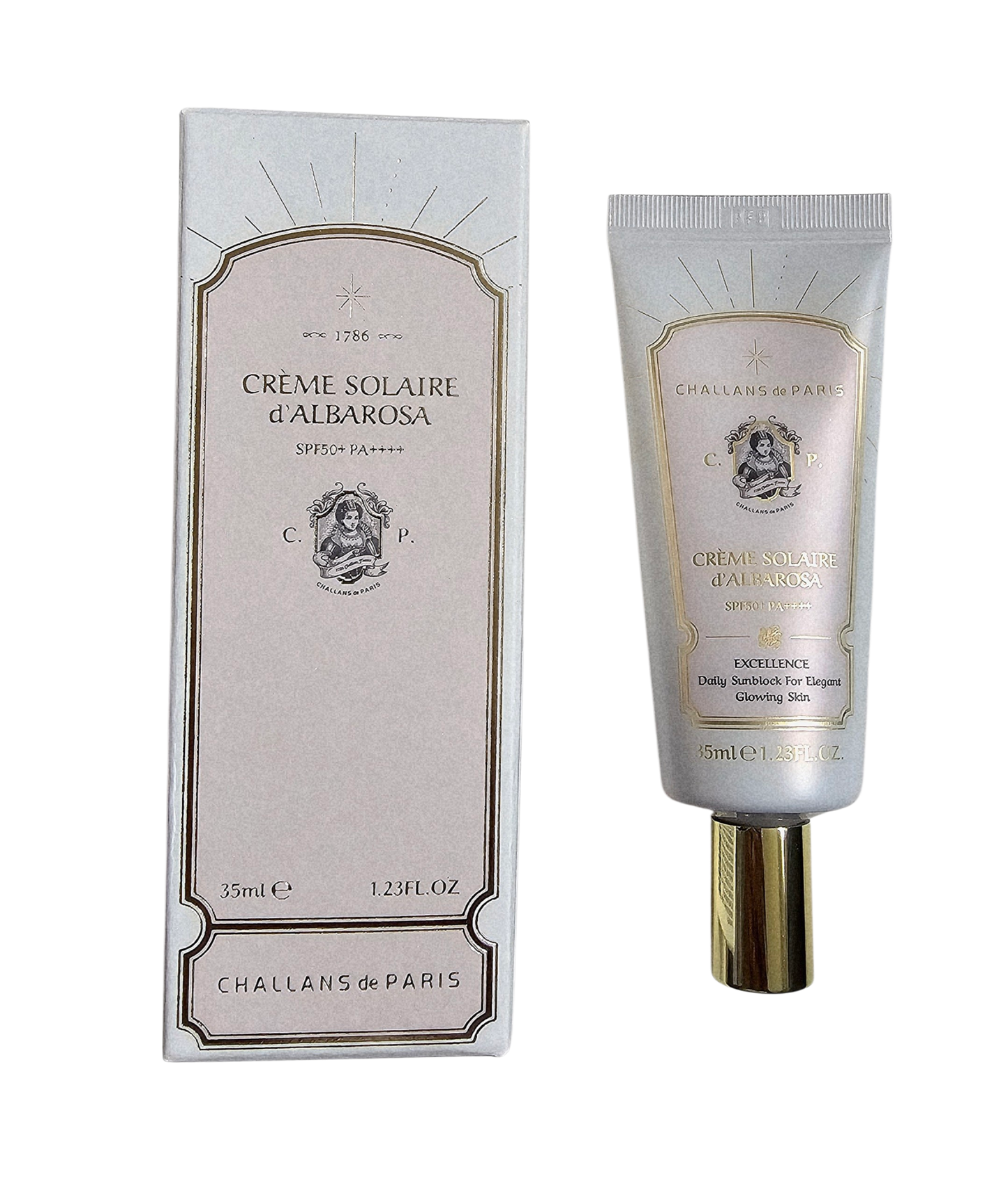 Challans de Paris CREME SOLAIRE d'ALBAROSA EXCELLENCE SPF 50 + PA++++