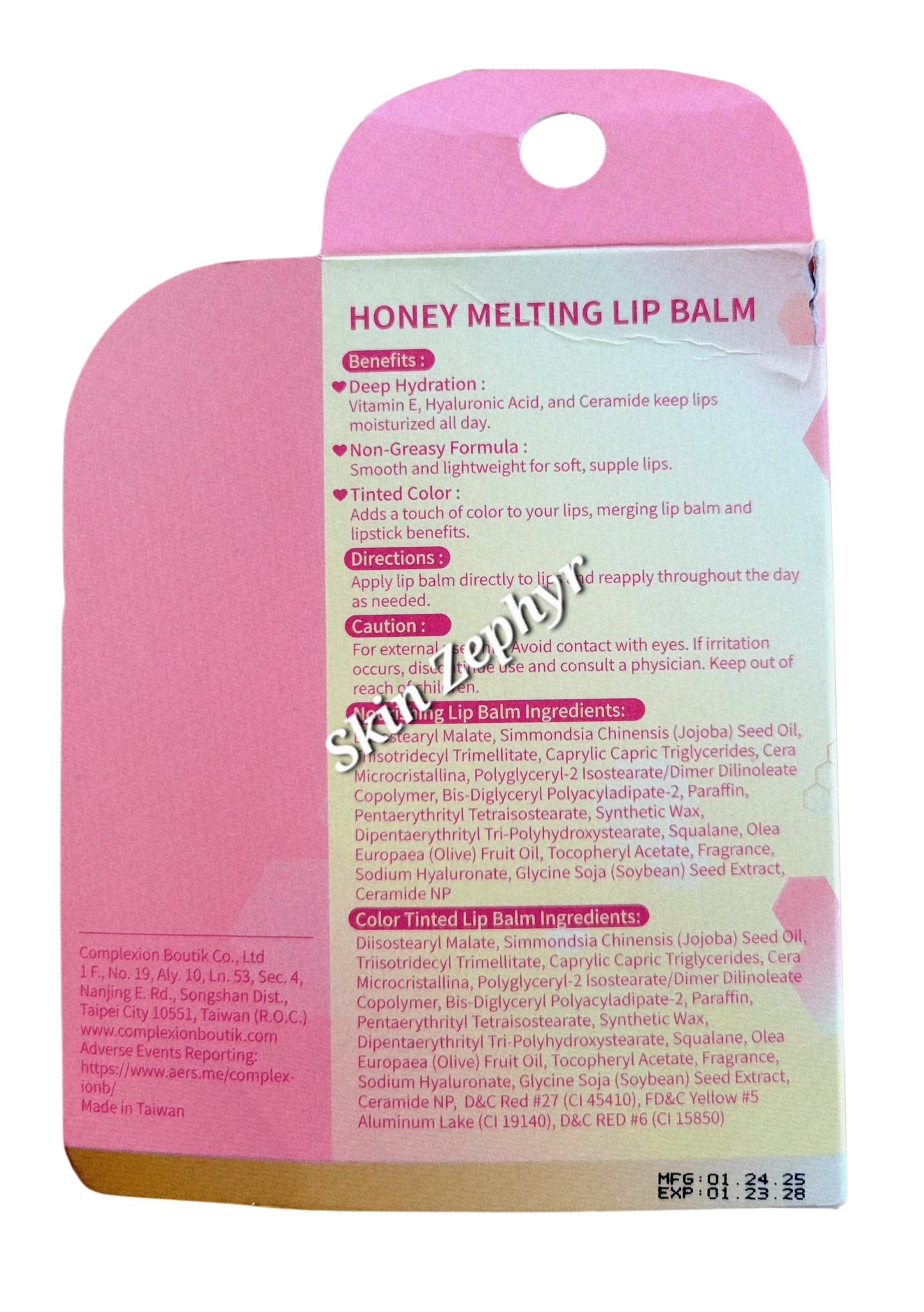 Complexion Boutik Honey Melting Lip Balm