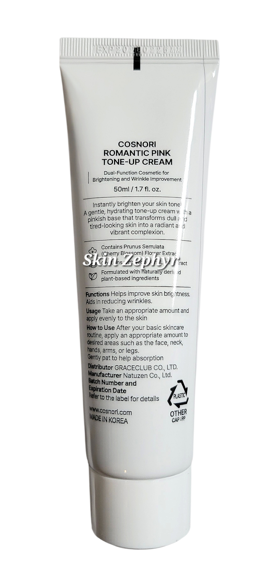 Cosnori Romantic Pink Tone Up Cream