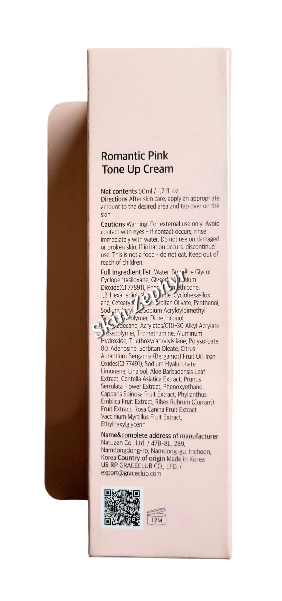 Cosnori Romantic Pink Tone Up Cream