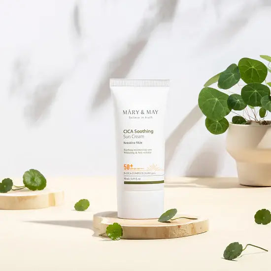 MARY & MAY Cica Soothing Vegan Sunscreen SPF 50