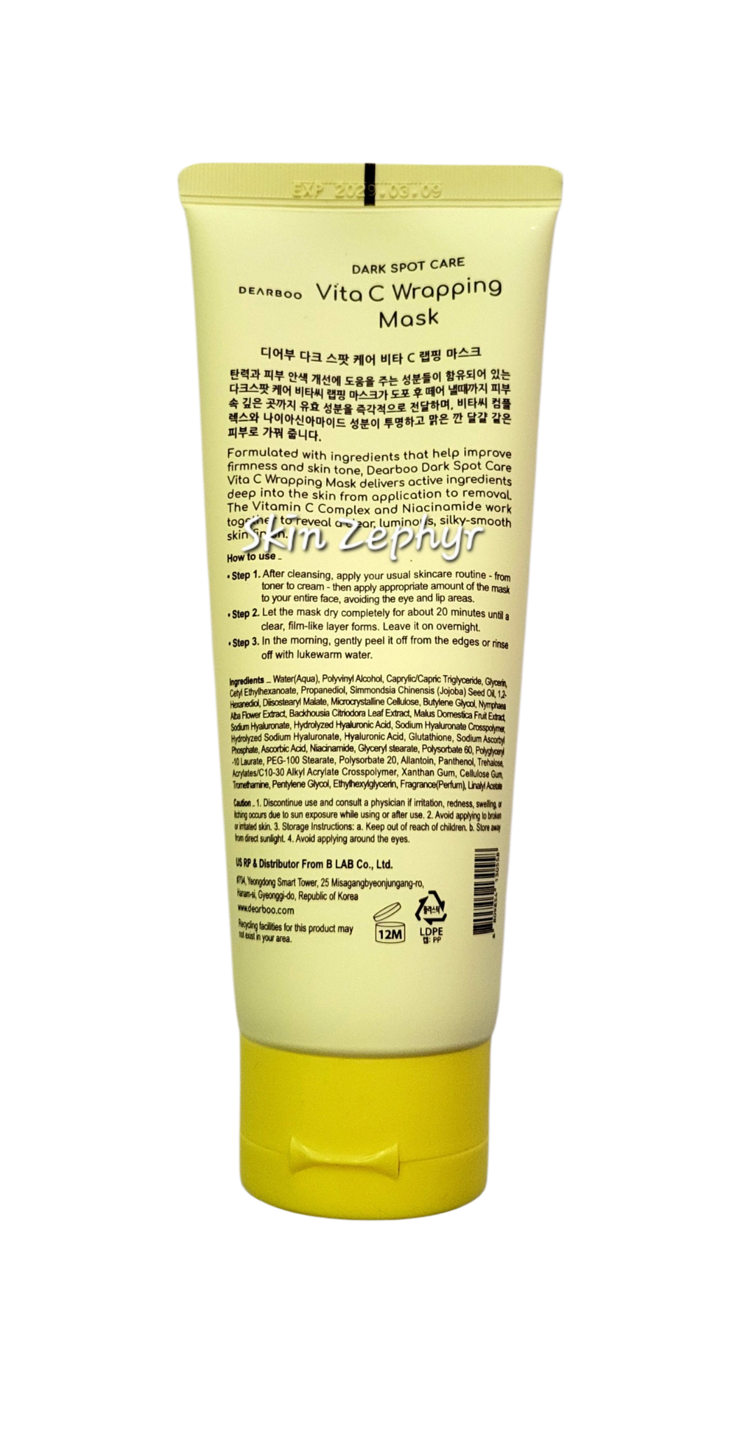 Dearboo Vita C Wrapping Mask: Dark Spot Care