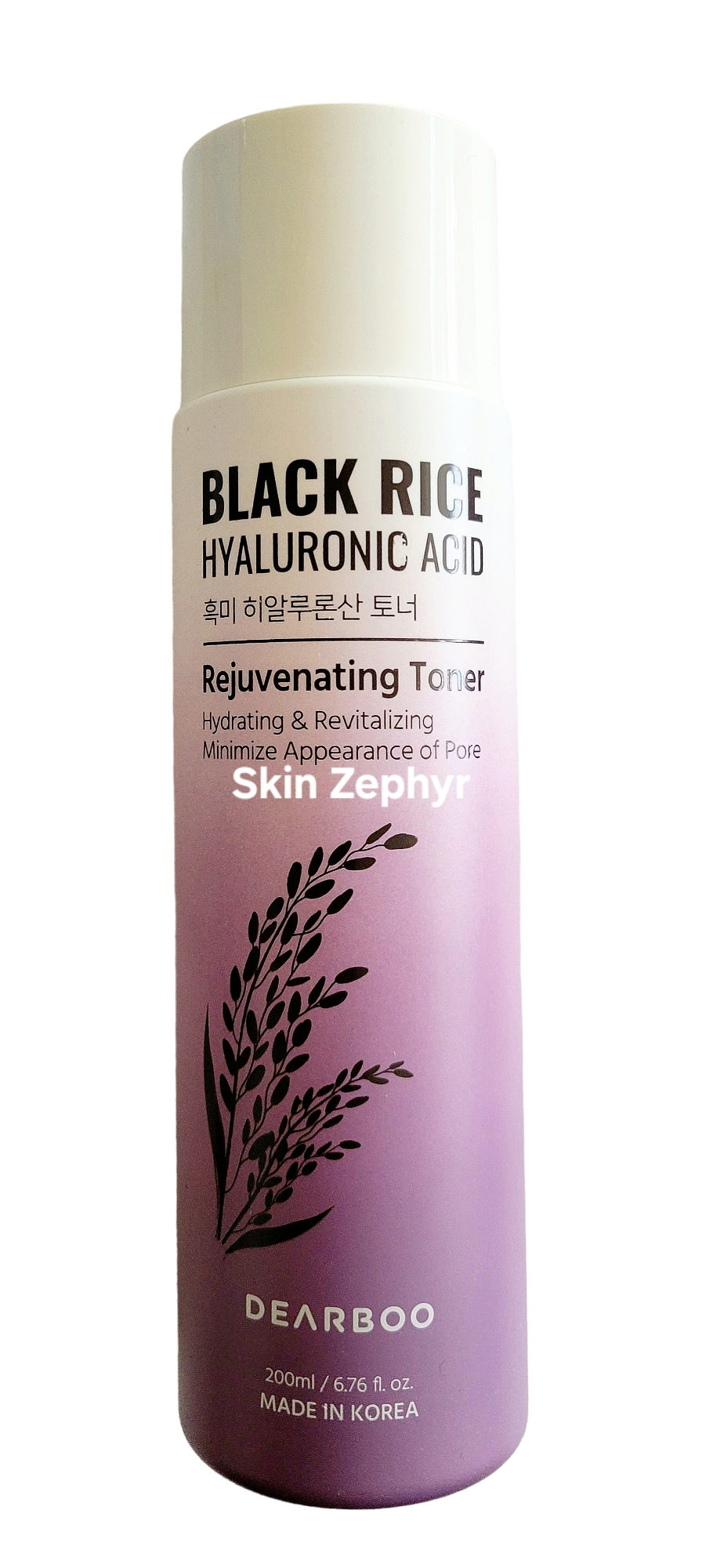 Dearboo Black Rice Hyaluronic Acid Rejuvenating Toner