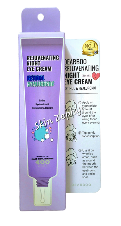 Dearboo Retinol Hyaluronic Rejuvenating Night Eye Cream