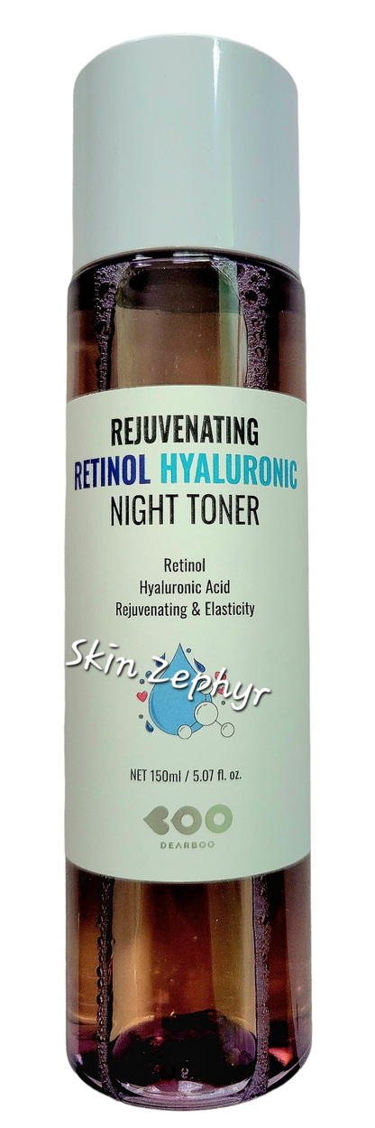 Dearboo Rejuvenating Retinol & Hyaluronic Night Toner