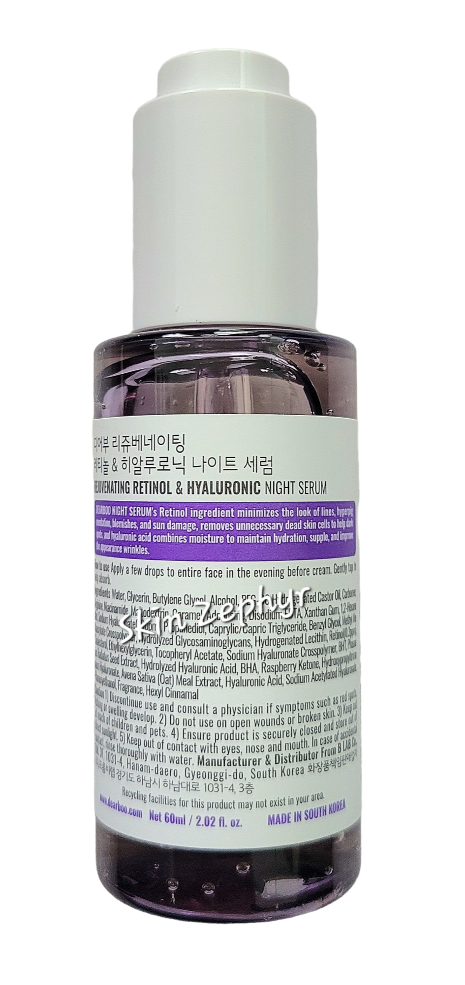 Dearboo Rejuvenating Retinol & Hyaluronic Night Serum