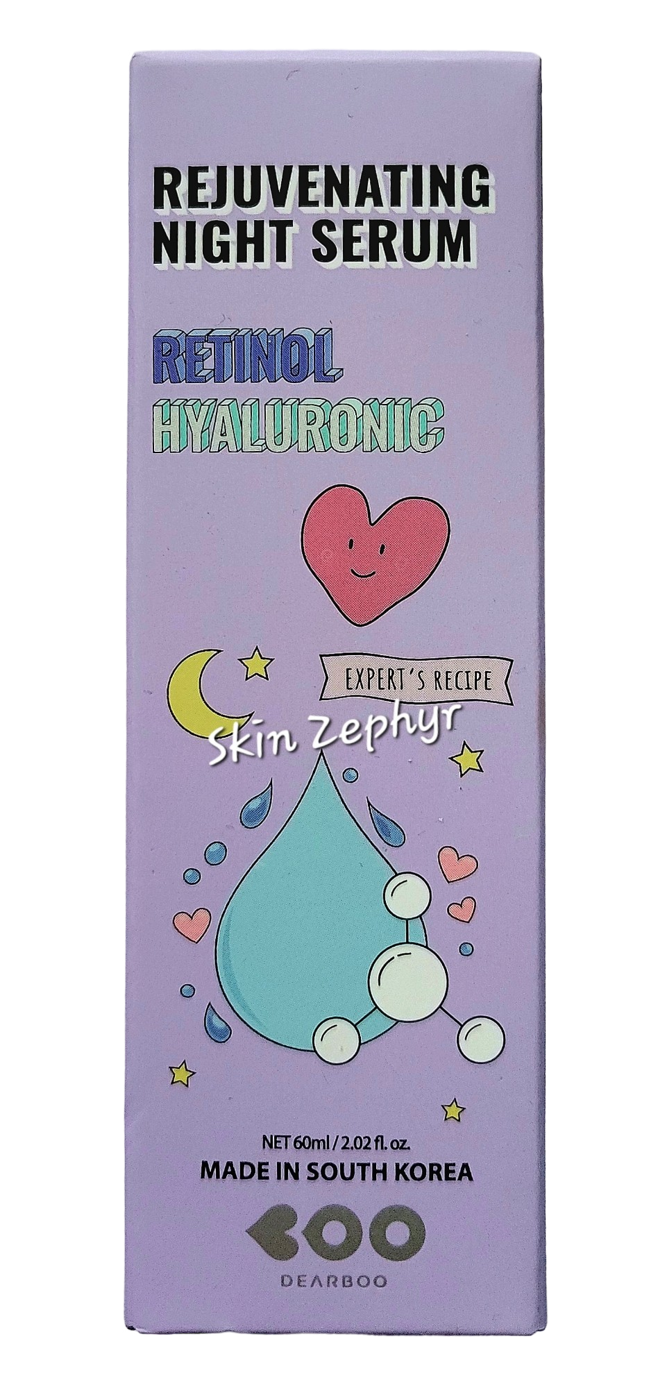 Dearboo Rejuvenating Retinol & Hyaluronic Night Serum