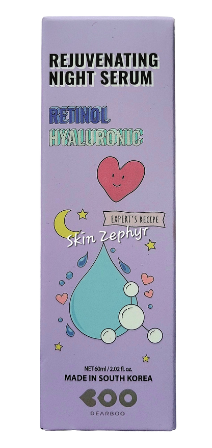 Dearboo Rejuvenating Retinol & Hyaluronic Night Serum