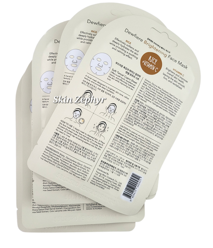 Dewfiere Brightening Face Masks