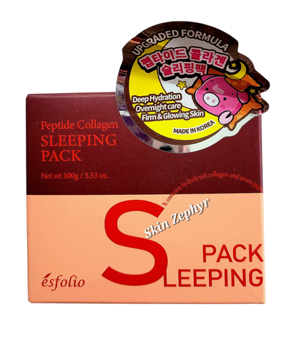 esfolio Peptide Collagen Sleeping Pack