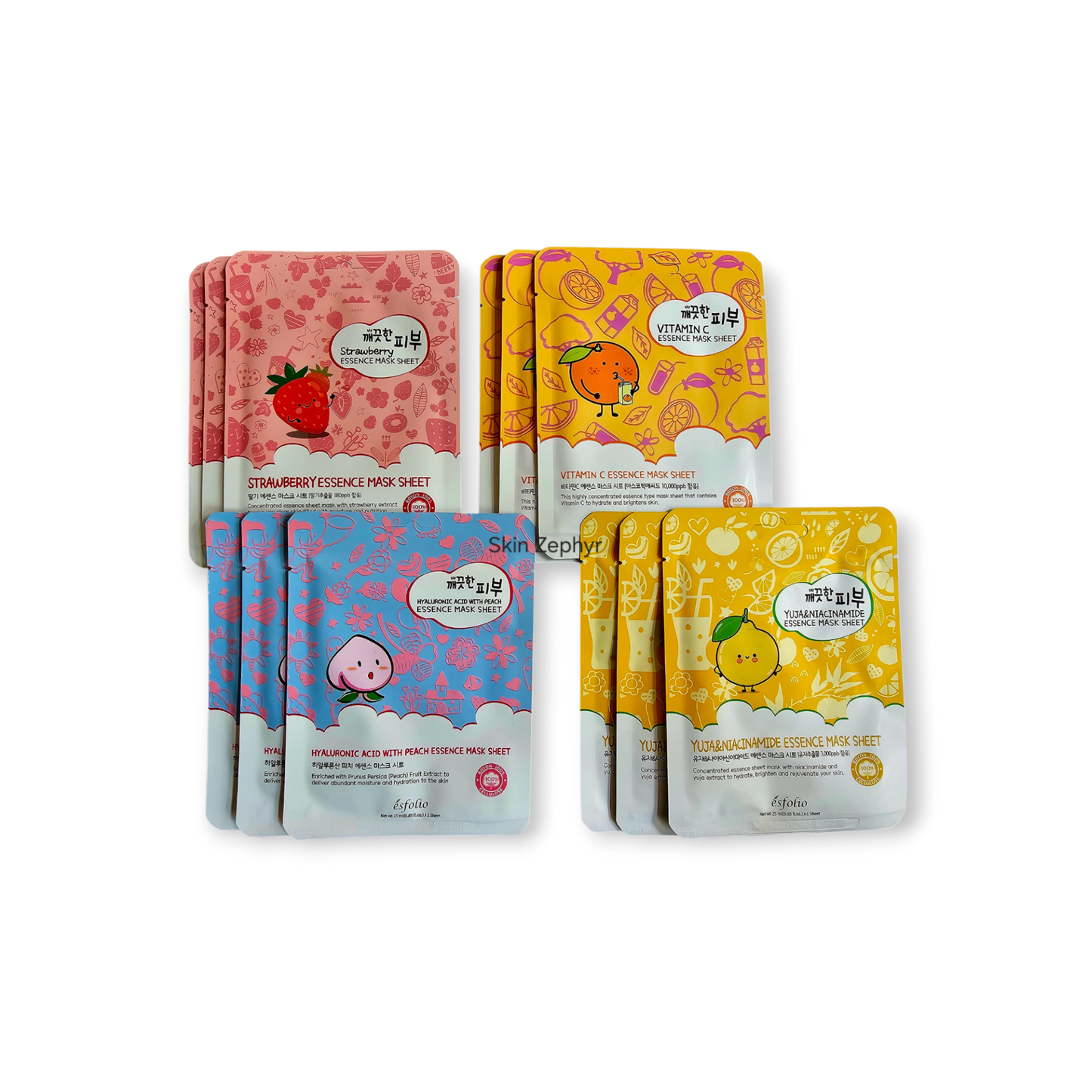 Esfolio Pure Skin Glowy Essence Mask Sheet