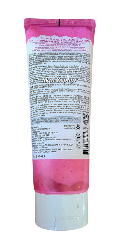 Esfolio Strawberry Hyaluronic Scrub Foam
