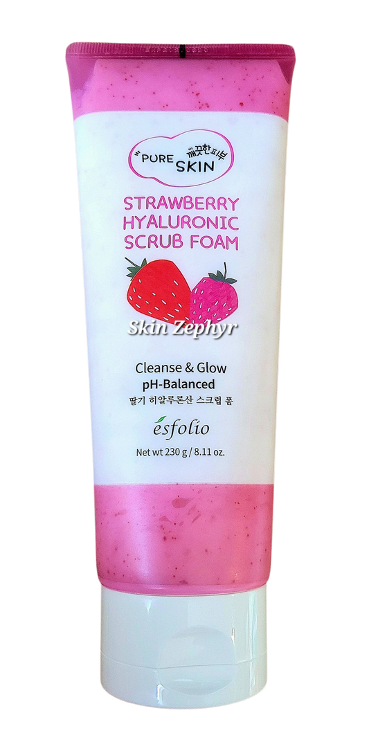 Esfolio Strawberry Hyaluronic Scrub Foam