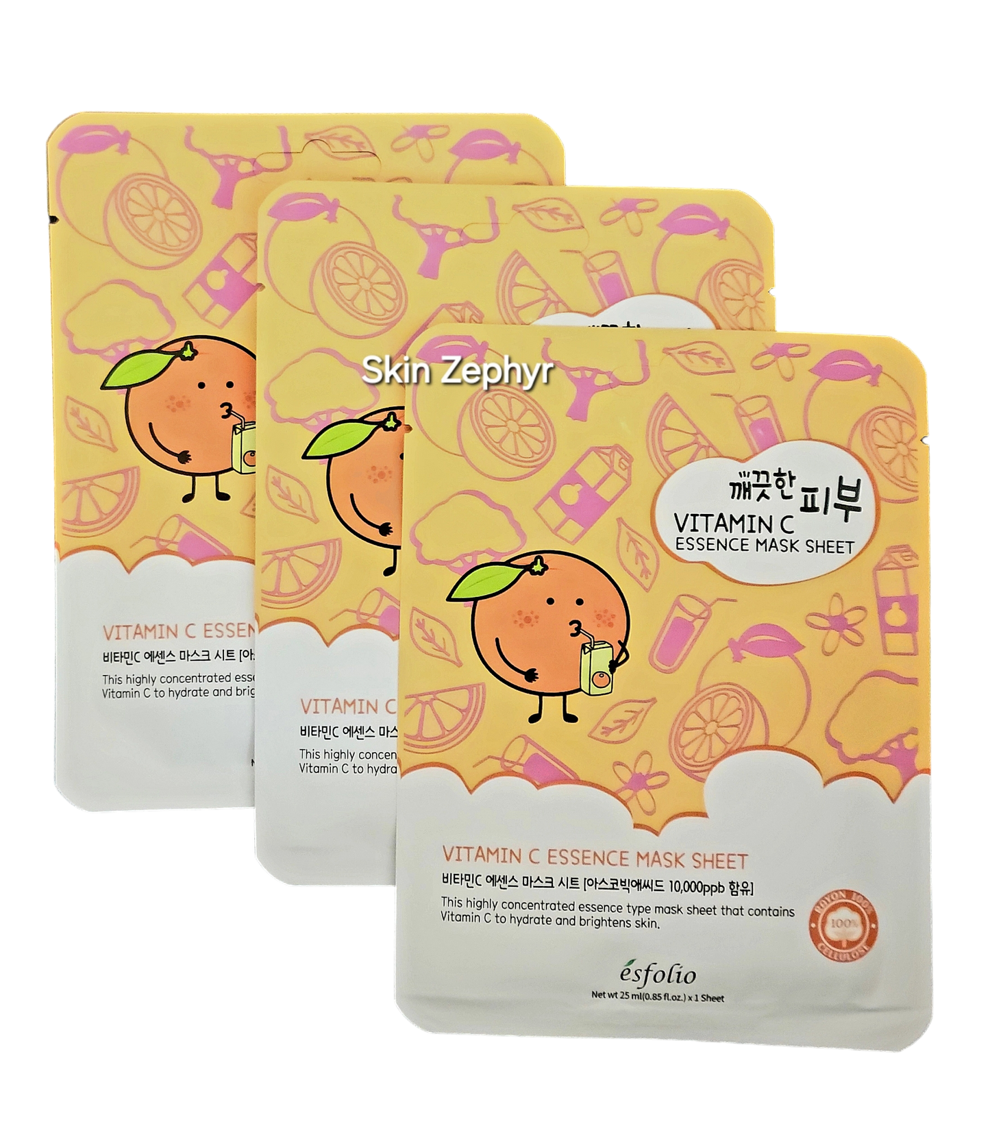 Esfolio Vitamin C Essence Mask Sheet Set