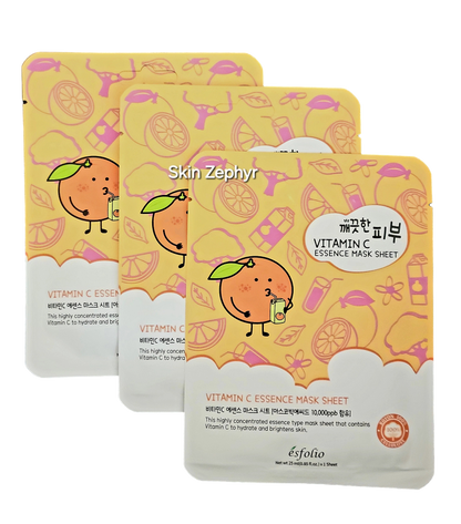 Esfolio Vitamin C Essence Mask Sheet Set