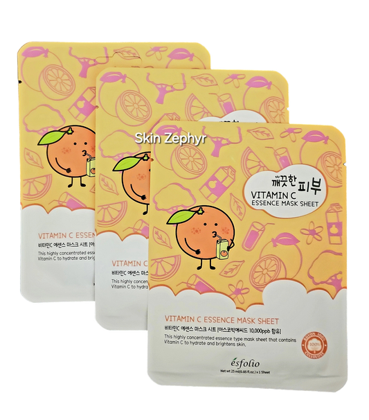 Esfolio Vitamin C Essence Mask Sheet Set