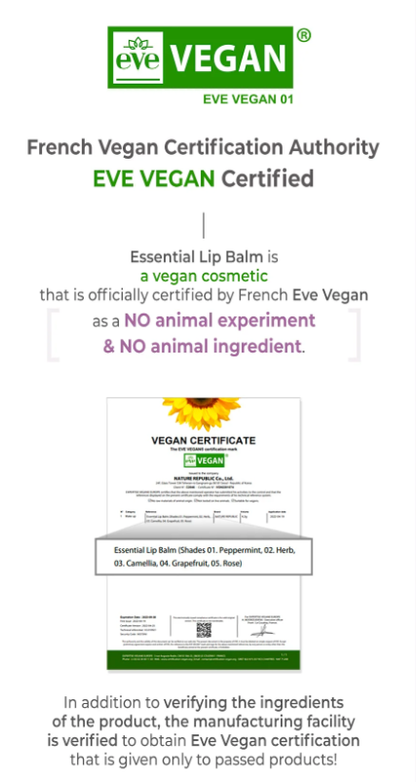 NATURE REPUBLIC Essential Lip Balm Care Treatment