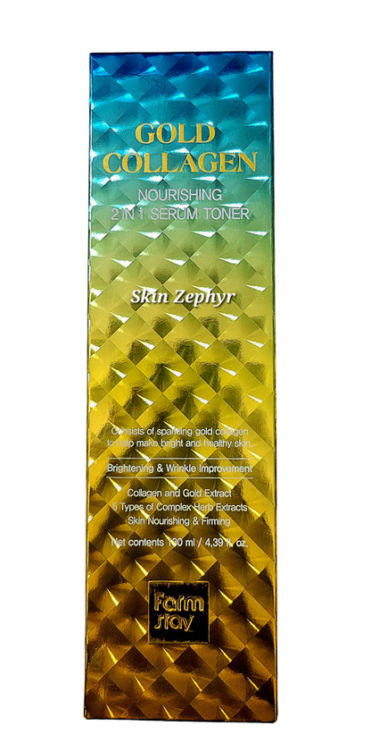Farmstay Gold Collagen Nourishing 2-in-1 Serum Toner