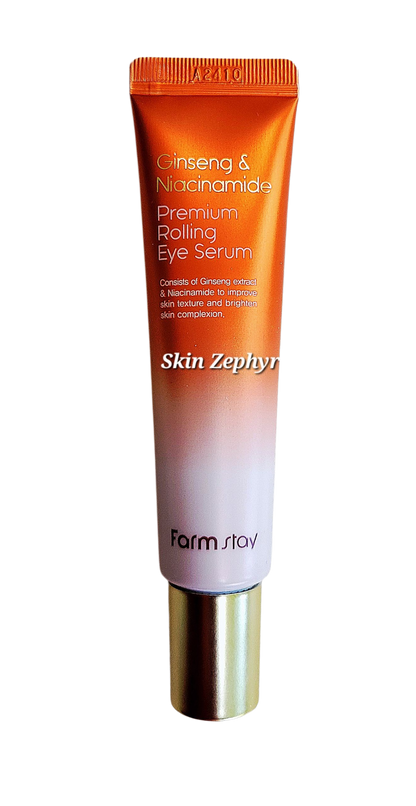 Farmstay Ginseng & Niacinamide Premium Rolling Eye Serum