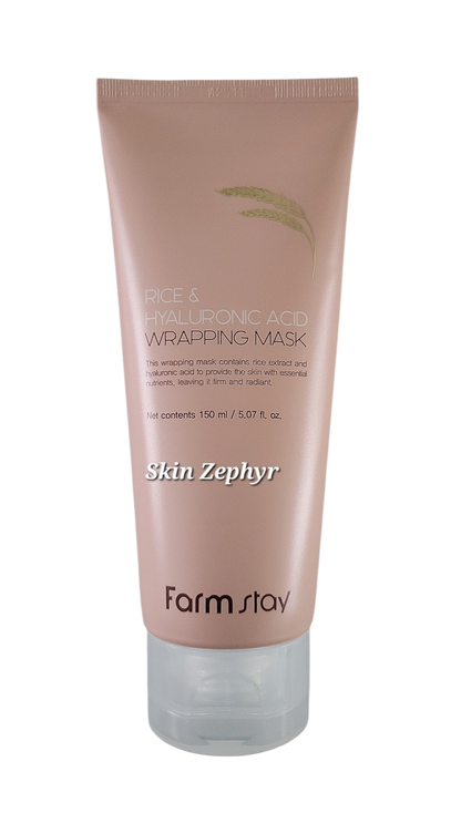 Farmstay Rice & Hyaluronic Acid Real Wrapping Face Mask
