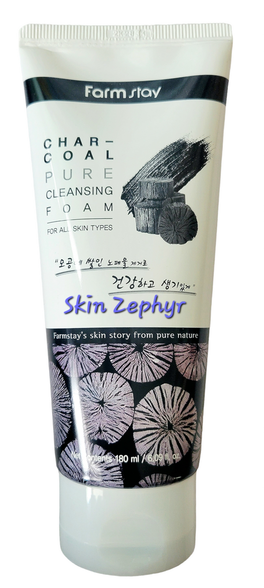 Farmstay Charcoal Pure Cleansing Foam