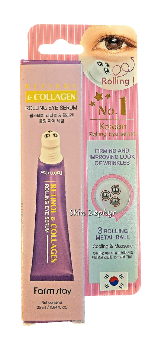 Farm Stay Retinol and Collagen Rolling Eye Serum