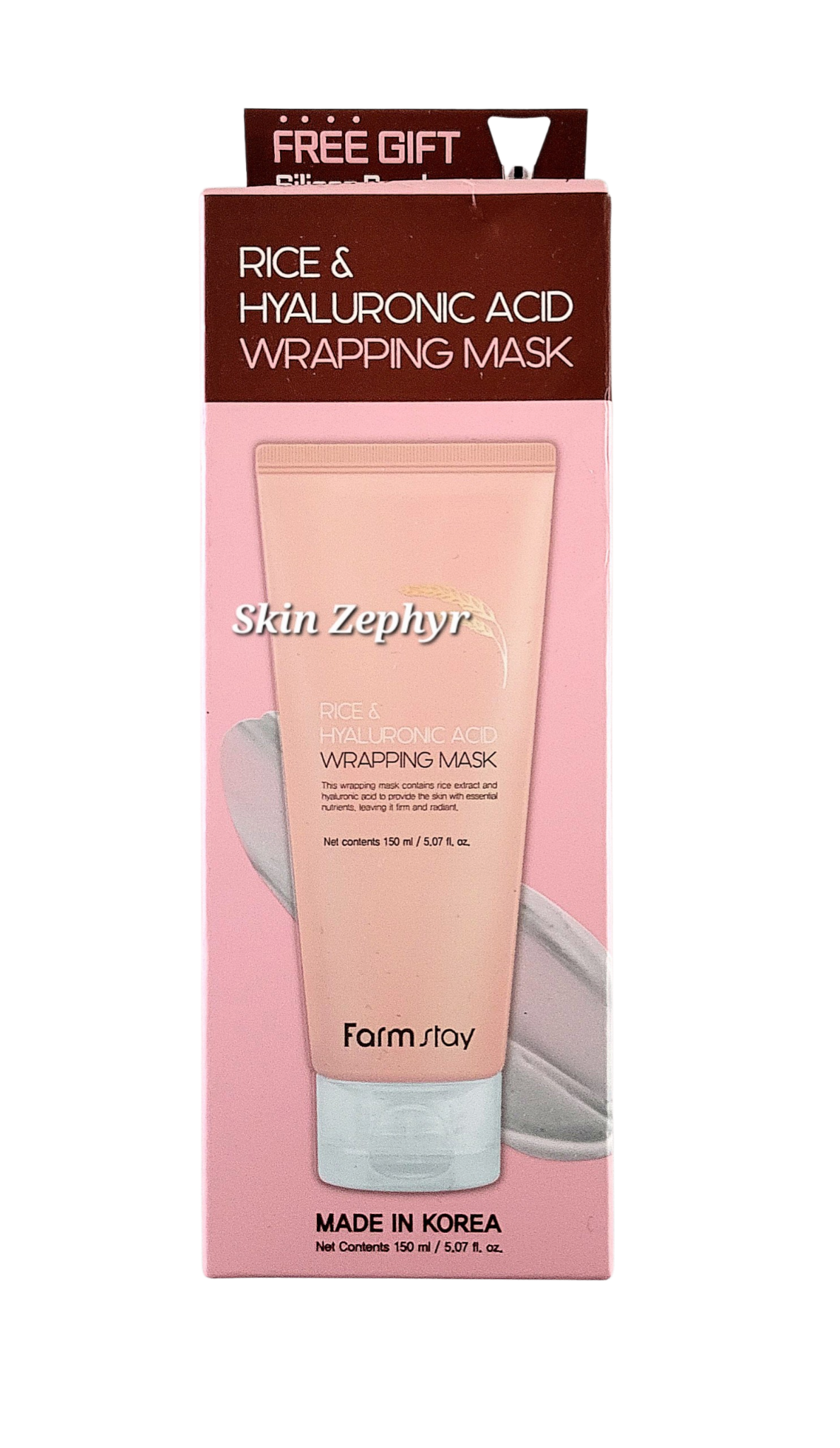 Farmstay Rice & Hyaluronic Acid Real Wrapping Face Mask