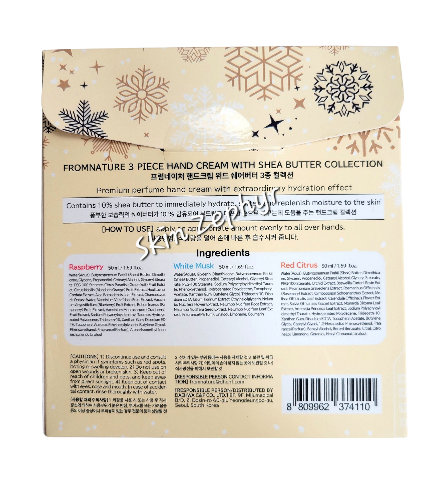 FROMNATURE Hand Cream with Shea Butter Gift Set