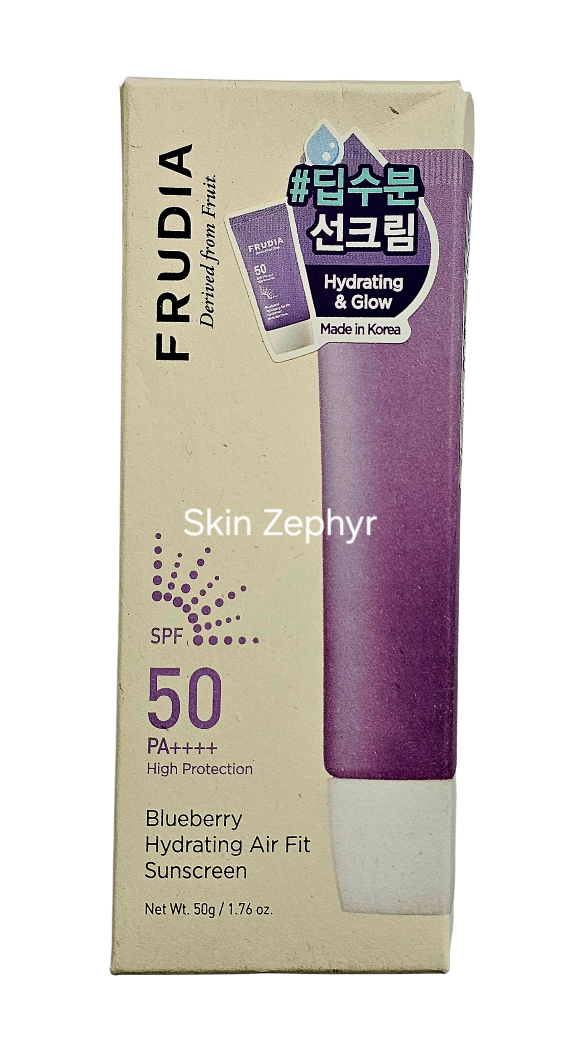 Frudia Blueberry Hydrating Air Fit Sunscreen SPF 50 PA++++