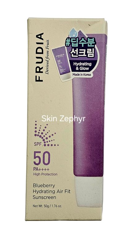 Frudia Blueberry Hydrating Air Fit Sunscreen SPF 50 PA++++