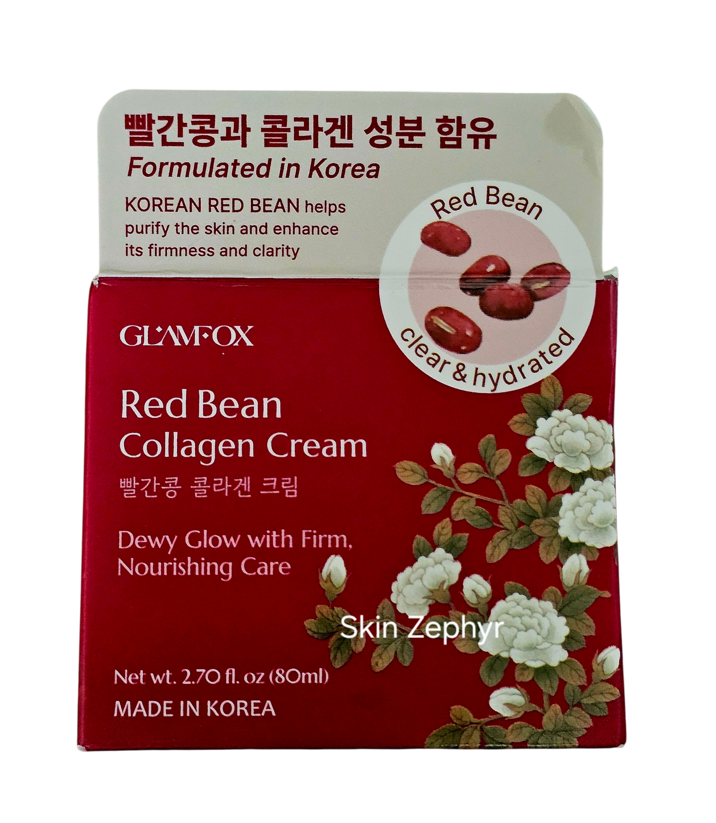 Glafmox Red Bean Collagen Face Cream
