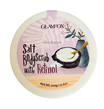 Glamfox Salt Body Scrub with Retinol